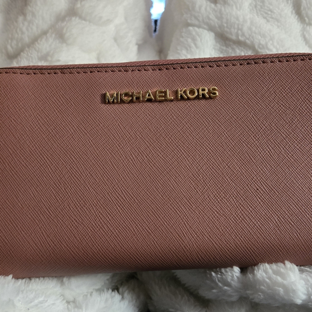 Michael Kors Blush Pink Clutch
